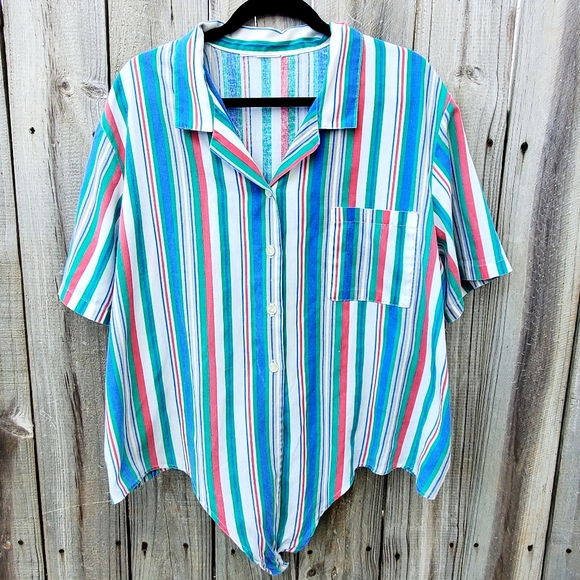 Vintage button down top - Picture 2 of 4